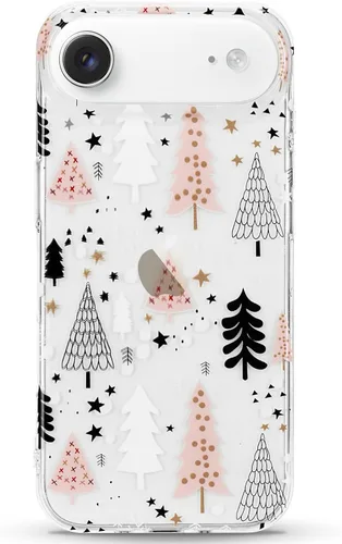 Vista 41 de LCHULLE Compatible con iPhone SE 2022/2020 Funda para iPhone 8 iPhone 7 Funda de Navidad Santa Vacaciones Diseño Transparente Claro Mujeres Hombres