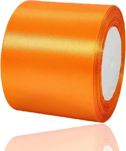 Vista 10 de Cinta beige de 1-1/2 pulgadas x 25 yardas, cinta de satén de tela de color sólido para envolver regalos, manualidades, ramos de novia, coronas