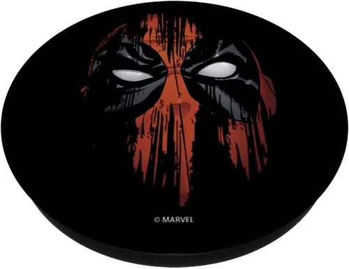 Vista 2 de Marvel Deadpool Faded Paint Face - PopSockets Grip and Stand for Phones and Tablets