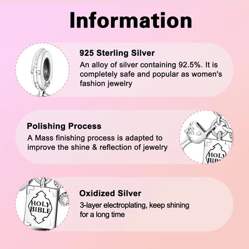 Vista 150 de Abalorios de plata de ley 925 con letras de la A ~ Z, para pulseras, collares, Día de San Valentín, Día de la Madre, joyería regalos para mujeres