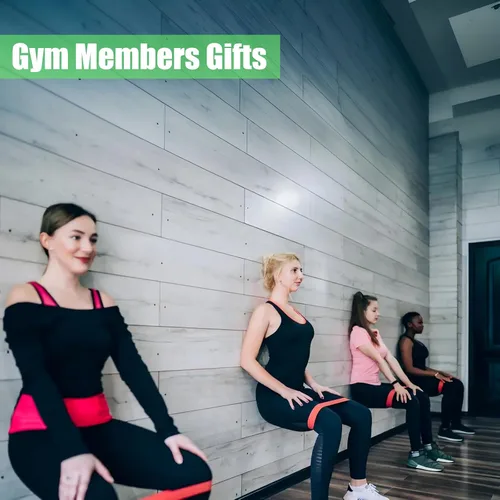 Vista 5 de 150 piezas al por mayor de bandas de resistencia para fitness para miembros de gimnasio, clase deportiva, estudiantes, regalo, 5 piezas cada una
