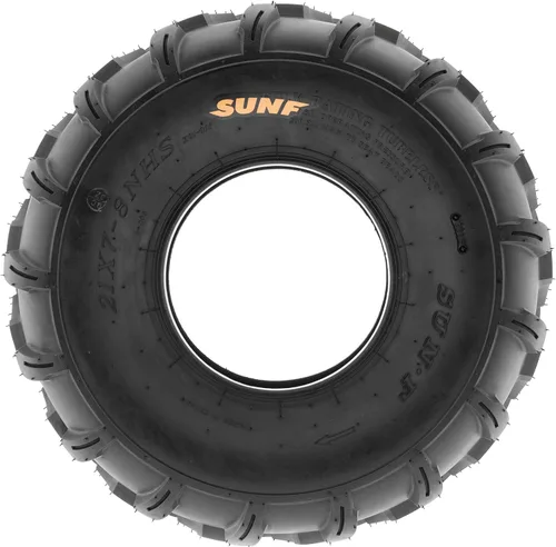 Vista 2 de SunF Juego de 4 neumáticos deportivos ATV de 18 x 7-8 UTV para cortacésped de 18 x 7 x 8, 6 capas-A003