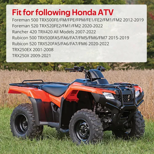 Vista 2 de JAVIK Pastillas de Freno Delanteras Semi-Metálicas Pro para Honda Rancher 420 Foreman 500 520 Rubicon 500 520 TRX250X TRX250EX
