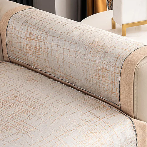 Vista 5 de Fundas de sofá refrescante de verano para 1, 2, 3, 4 asientos, asiento reclinable transpirable de seda helada, antideslizante, protector de muebles