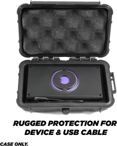 Vista 2 de CASEMATIX Funda resistente e impermeable con sensor de imágenes compatible con Walabot DIY, DIY 2 in Wall Imager y cables, incluye solo funda