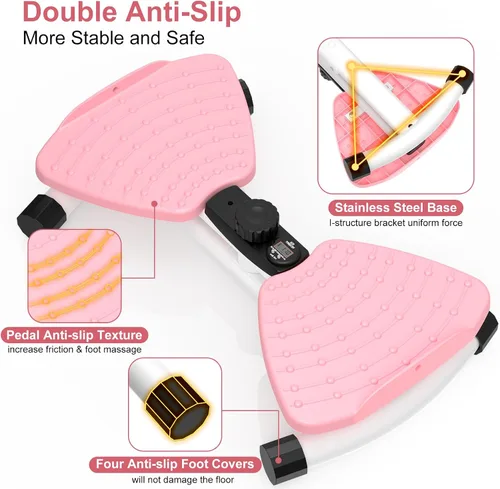 Vista 7 de Máquina para hacer ejercicio de cintura, máquina de abdominales ajustable, herramienta de fitness, sin ruido, para mujeres y hombres