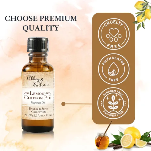 Vista 3 de Abbey & Sullivan Aceite de fragancia, tarta de gasa de limón, 1 oz