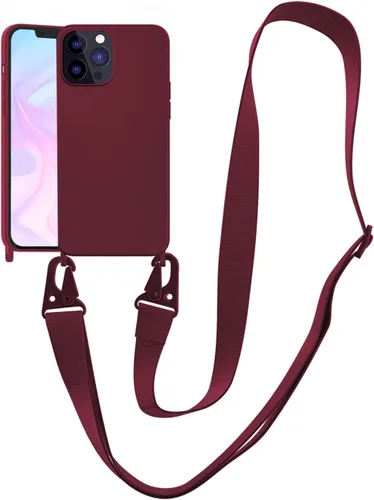 Vista 10 de Funda compatible con iPhone 8 Plus, iPhone 7 Plus/6 Plus/6S Plus con cordón, funda cruzada para iPhone con correa ajustable de silicona para iPhone