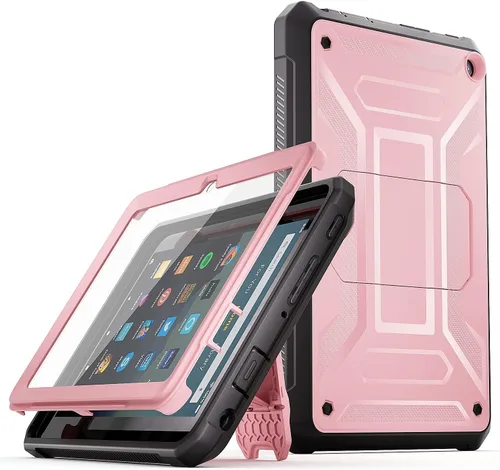 Vista 12 de Funda para tablet Amazon Fire HD 10 y Fire HD 10 Kids Pro (solo 13ª generación, versión 2023), DJ&RPPQ con protección completa, resistente