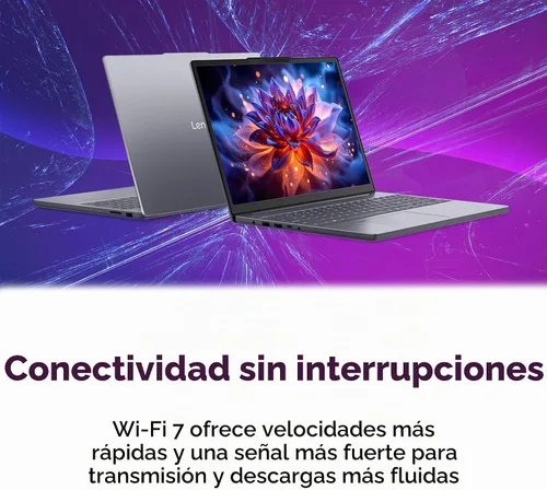 Vista 9 de Lenovo IdeaPad Slim 3i - Portátil ligero - Copilot+ PC - CPU Intel Core™ Ultra 5 322 - Pantalla táctil WUXGA de 15,3" - 16 GB de RAM