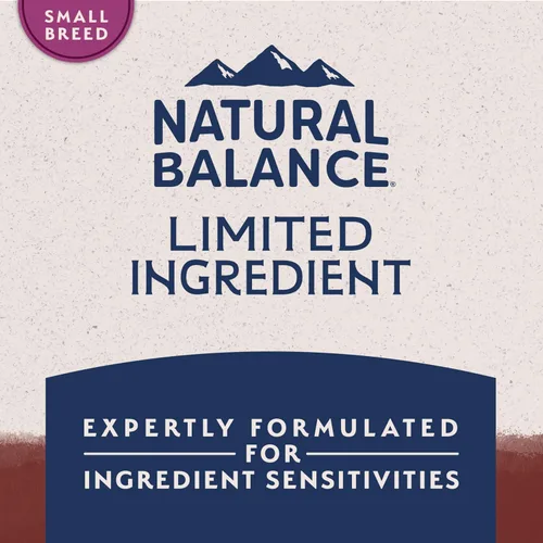 Vista 7 de Natural Balance Alimento seco para perros adultos de raza pequeña con ingredientes limitados, granos saludables, carne de res y arroz integral, 4