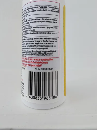 Vista 4 de MaxRelief Spray de alivio del dolor de árnica 2oz
