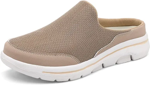 Vista 11 de Zapatos de jardín para hombre, zuecos casuales para mujer, pantuflas de casa para exteriores, suela antideslizante, cómodas, sin cordones