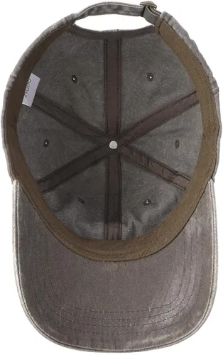 Vista 3 de Zylio Gorra de béisbol de mezclilla lavada pequeña, sombrero de papá teñido con pigmentos, gorra deportiva de perfil bajo de tamaño pequeño