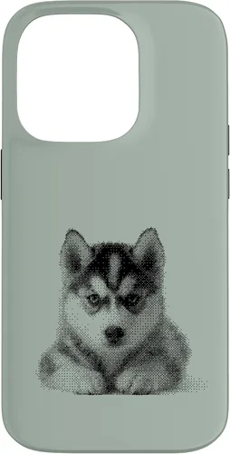 Vista 16 de Chic Husky Puppy for Dog Mom and Paw Parents Case for iPhone 15