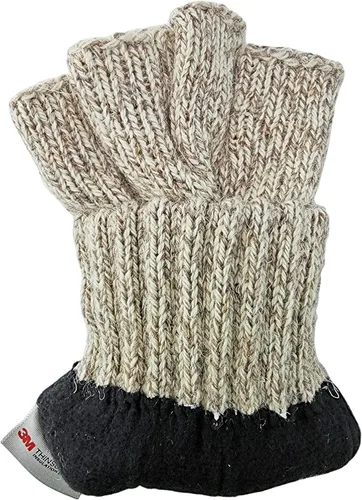 Vista 6 de BRUCERIVER Guantes de lana de punto con forro Thinsulate para hombre