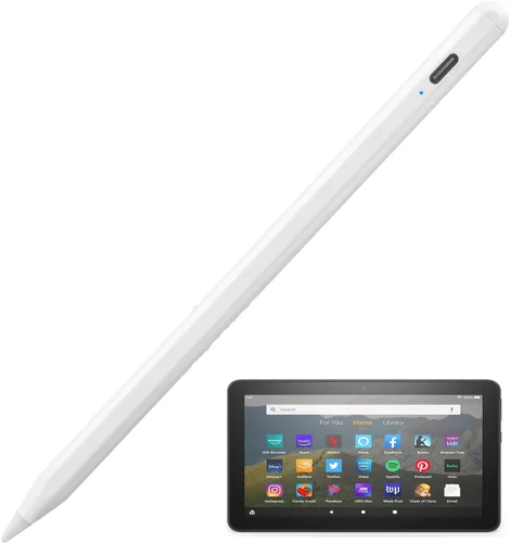 Vista 7 de Lápiz óptico activo para Amazon Kindle Fire HD 8 Plus, punta de punta de plástico con lápiz de dibujo preciso y preciso compatible con Amazon Kindle