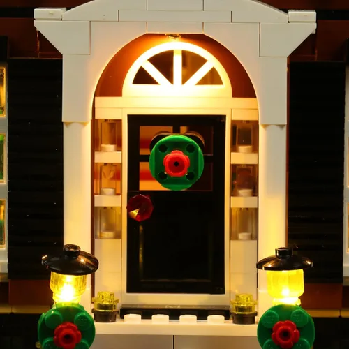 Vista 7 de VONADO Kit de luz LED compatible con el juego Lego Home Alone - Versión musical