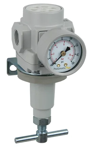 Vista 11 de PneumaticPlus SAR600T-N10BG Regulador de presión de aire, 1" NPT, mango