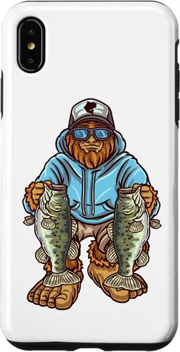 Vista 11 de Funda para iPhone 17, diseño de pescador de pie grande