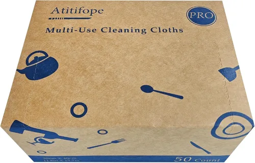 Vista 10 de Toallitas resistentes para platos, 50 piezas, toallitas reutilizables, paños de limpieza multiusos, toallas Paños de limpieza multiusos Toallas