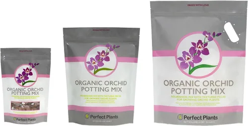 Vista 7 de Perfect Plants - Mezcla natural para macetas de orquídeas, 4 cuartos de galón, mezclada a mano en pequeños lotes, ideal para Phalaenopsis de todo