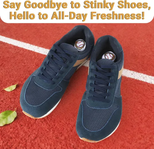 Vista 2 de Knixmax Bolas Desodorizantes Versátiles para Zapatos Bolsas de Gimnasio Ambientador para el Hogar para Armarios Casilleros Eliminador de Olores