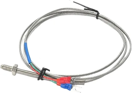 Vista 7 de Rex-C100 Digital Pid Termostato Controlador de Temperatura 40da SSR Relé K/J Tornillo M6 3.3 ft Termopar Sonda Rkc Disipador de Calor Set