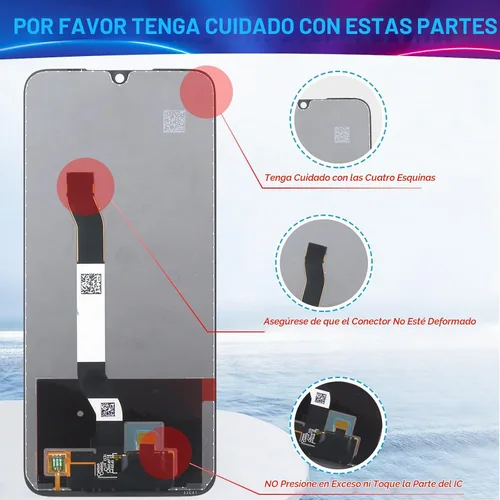 Vista 5 de Pantalla para Xiaomi Redmi Note 8 Reemplazo de pantalla táctil digitalizador Asamblea para Xiaomi Redmi Note 8 Parte de pantalla con herramientas