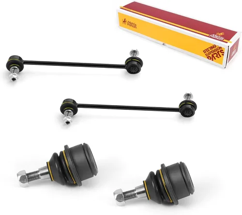Vista 165 de Metrix Premium Chassis Parts - Juego de 4 piezas de articulación de rótula superior y barra estabilizadora delantera para Ford Ranger RWD 1998-2011