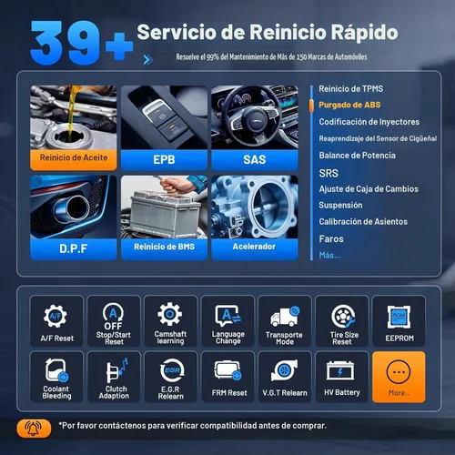 Vista 4 de XTOOL Herramienta de diagnóstico del escáner D7S OBD2 2026 Herramienta de escaneo bidireccional Ver. de D7 con ECU C0ding, prueba activa, FCA