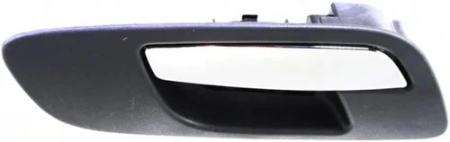Vista 5 de Para Chevy Tahoe Manija de puerta interior delantera lado del conductor bisel negro con palanca cromada 2007-2014 Trim: todos los submodelos