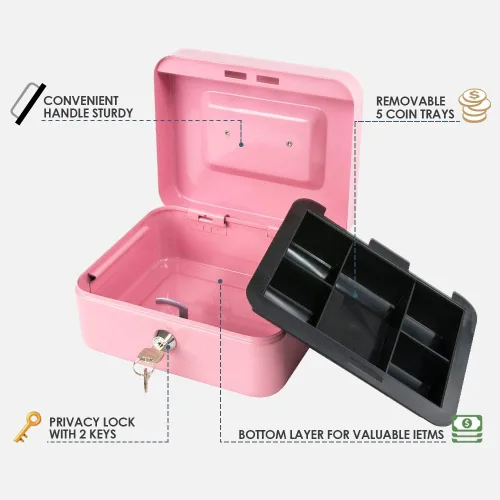 Vista 4 de KYODOLED Caja de efectivo y caja fuerte para libros