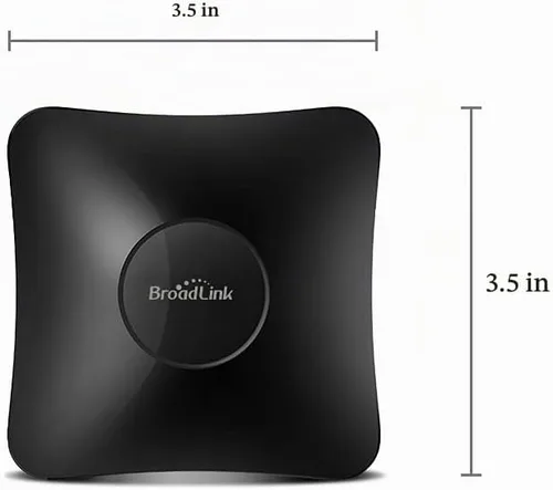 Vista 3 de BroadLink RM4 pro - Juego de cables de sensor y control remoto inteligente RM4 pro S (solo Wi-Fi de 2.4 GHz), concentrador de control remoto IR RF