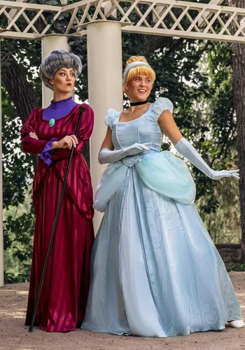 Vista 4 de Disney Premium Cinderella Dress Costume for Women Adult Disney Princess Blue Ball Gown Cosplay Outfit