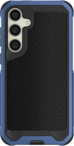 Vista 88 de Ghostek Atomic - Funda delgada para Galaxy Z Flip 4, parte trasera de aramida con parachoques de aluminio rojo, funda protectora de doble capa a