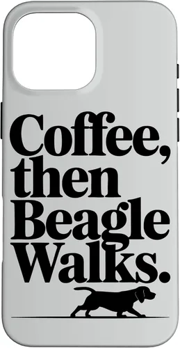 Vista 19 de Funny Beagle Walks Dad Beagle Mom Parent Beagle Coffee Case for iPhone XR