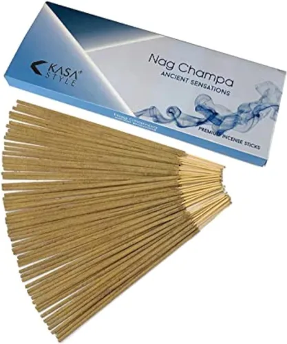 Vista 5 de Ancient Sensations - Varillas de incienso premium, 1% natural, sin productos químicos, 1 hora de combustión, 3.53 onzas (sándalo)