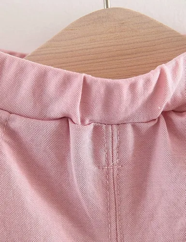 Vista 6 de Hipea Ropa de verano para bebés y niñas pequeñas camisola con volantes lunares y pantalones cortos casuales ropa para recién nacida