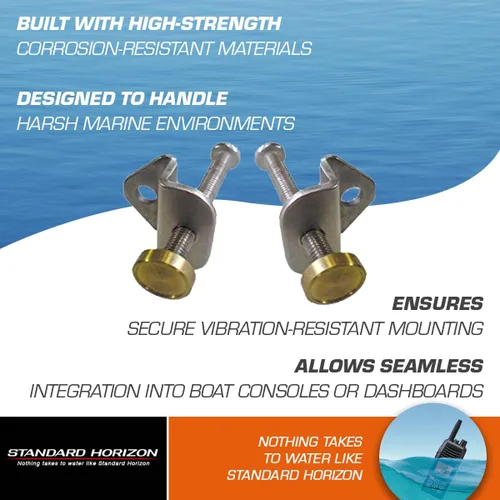 Vista 3 de Standard Horizon Kit de montaje empotrado MMB-97 para Explorer GX1600/GX1700
