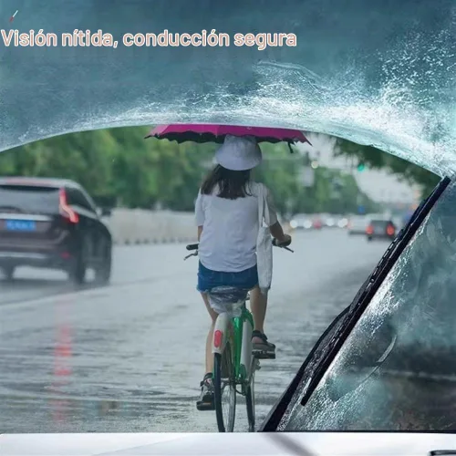 Vista 7 de Limpiaparabrisas delantero compatible con Kia Pegas Soluto Sephia 2017-2024, limpiaparabrisas delantero de automóvil, cepillos de lluvia de 26