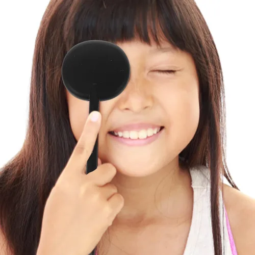 Vista 6 de HEALLILY Juego de 6 oclusores de plástico para ojos para prueba de visión y examen, diseño antideslizante para niños y adultos, varios