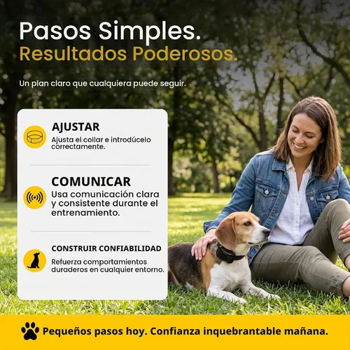 Vista 5 de Educator ET-300 Mini Collar E negro para adiestramiento de perros con control remoto, rango de 1/2 milla, impermeable, 100 niveles de estimulación