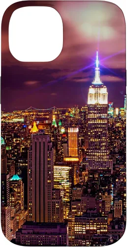 Vista 4 de Funda para iPhone 16 New York City Skyline NYC