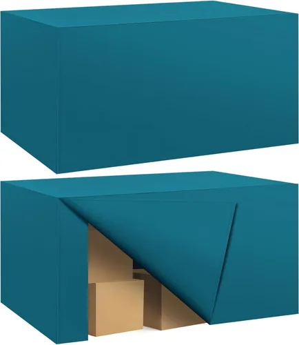 Vista 13 de Paquete de 2 manteles ajustados para mesa rectangular de 4 pies, 48 x 24 pulgadas, cubiertas de mesa verde manzana, tela de poliéster resistente al