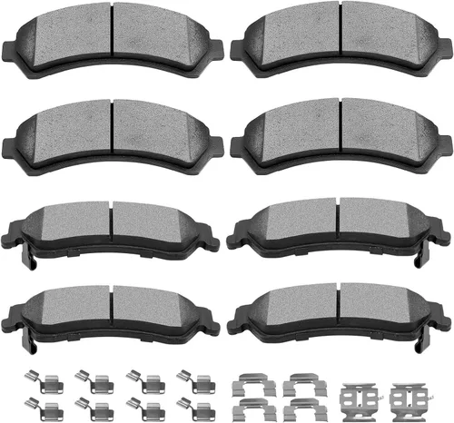 Vista 21 de D373 D374 SCITOO - Juego de pastillas de freno de disco para Honda Civic 1988-1989