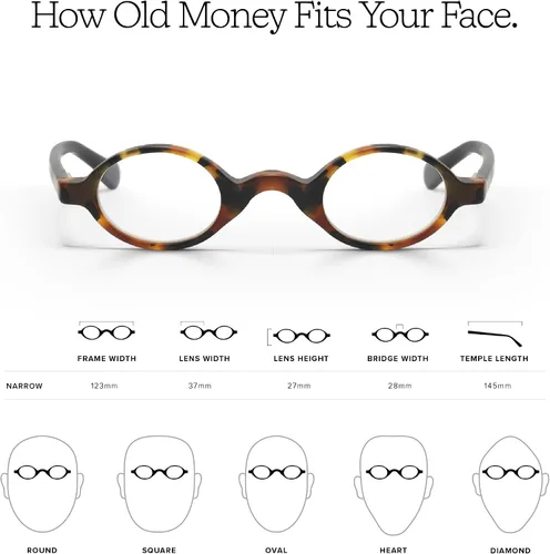 Vista 4 de eyebobs - Old Money Gafas de lectura prémium para hombres y mujeres Marco ovalado