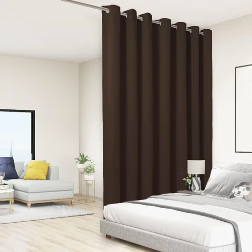 Vista 28 de BONZER Separadores de cortinas negras, cortinas opacas portátiles, panel de tratamiento de ventana de privacidad, cortinas con aislamiento térmico
