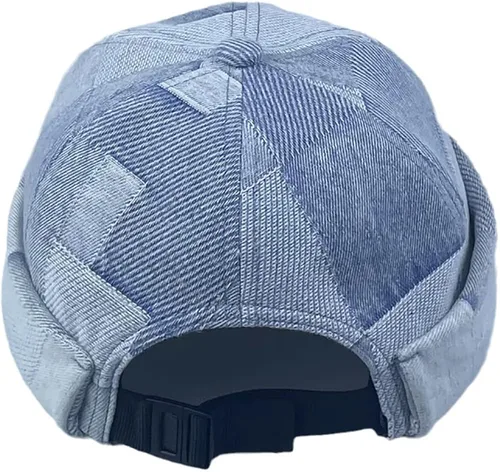 Vista 5 de Unisex Vintage Fashion Trend Retro Street Sailor Docker Gorros ajustables sin visera