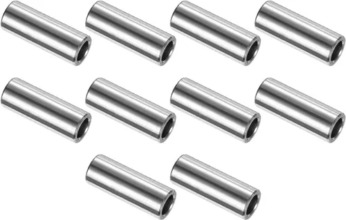 Vista 146 de uxcell 10 piezas de espaciador de acero inoxidable de 3/8" de diámetro interno x 3/4" de diámetro exterior x 1" de longitud, espaciador de rosca